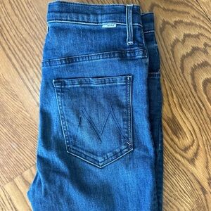 MOTHER high waisted rail HOOVER jeans